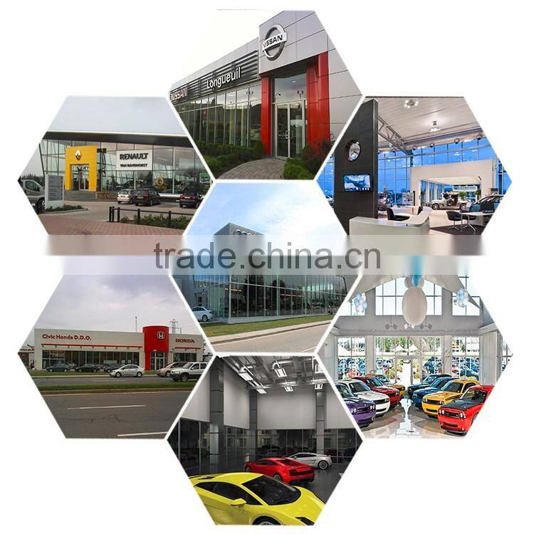 Large span light structural steel exhibition for 4S car shop