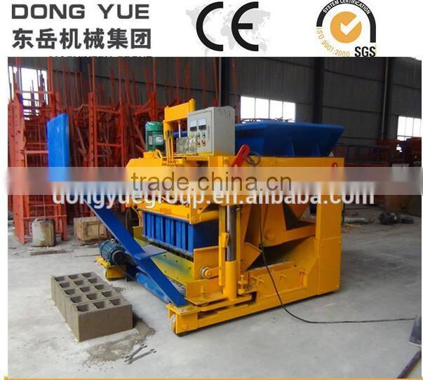 geethy block machine QTM6-25 mobile cement Block making machine