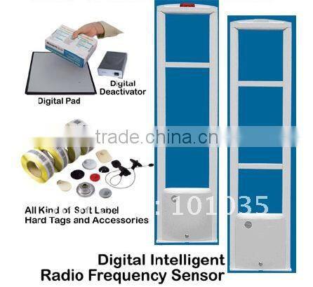 eas shops anti theft wireless rf signal alarm security door system