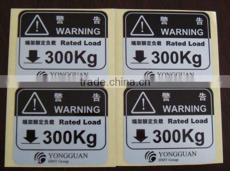 china factory high quality thick material vinyl stickers