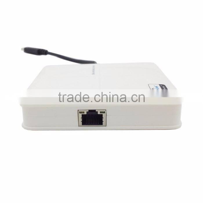 USB 3.1 Type C USB-C to DVI HDMI HDTV External Graphics Card & RJ45 Gigabit Ehternet Adapter 3 in 1 for New Macbook