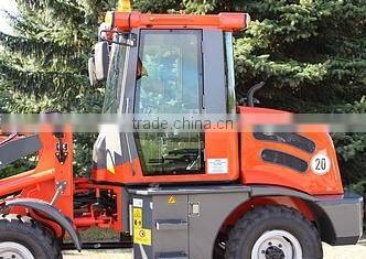 Everun ER10 CE/ Euro3 certifiziert Agriculture farm Maschine Mini Wheel Loader Radlader mit Palletengabel und 4 in 1 Schaufel