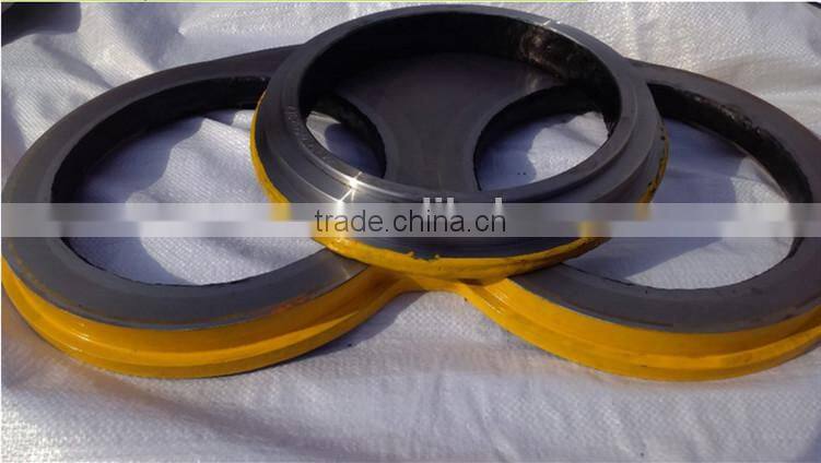 Schwing concrete pump spare parts wear resistant steel plate and wear ring with tungsten carbide