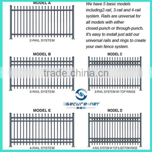China supplier stainless steel pipe fence with strong style