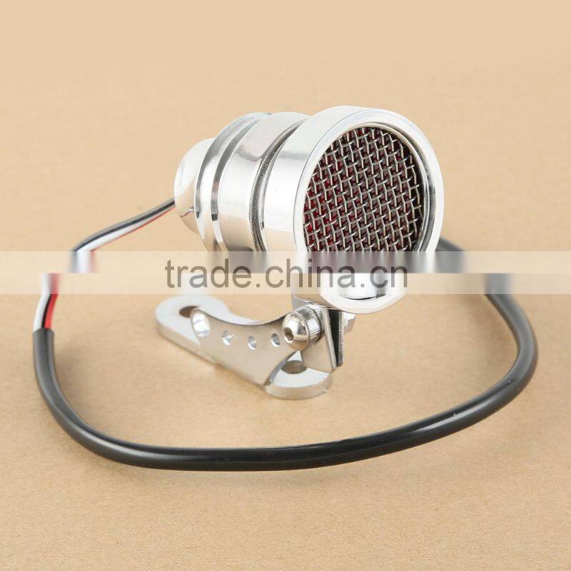 Motorcycle Chrome LED Custom Tail Light For Cafe Racer Chopper