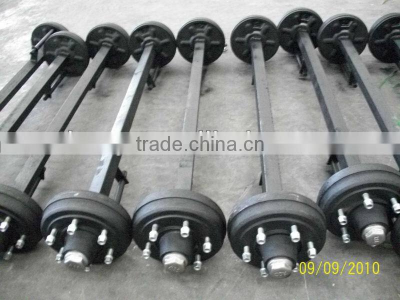off-road Farm Trailer light duty Agriculture trailer Axle with brake