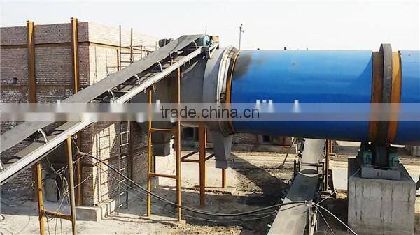 2.8 meter diameter lignite coal rotary dryer with large capacity drying 10 ton per hour