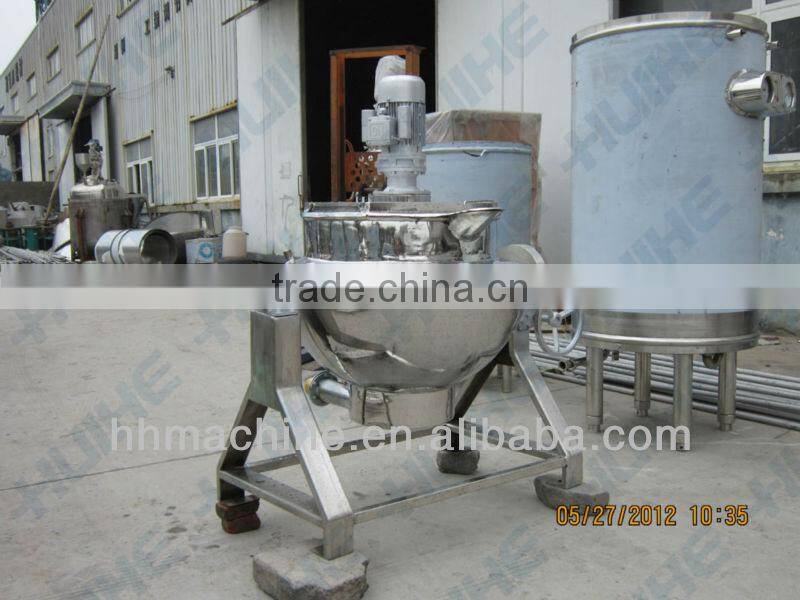 electric heating industrial food processing jacketed kettle