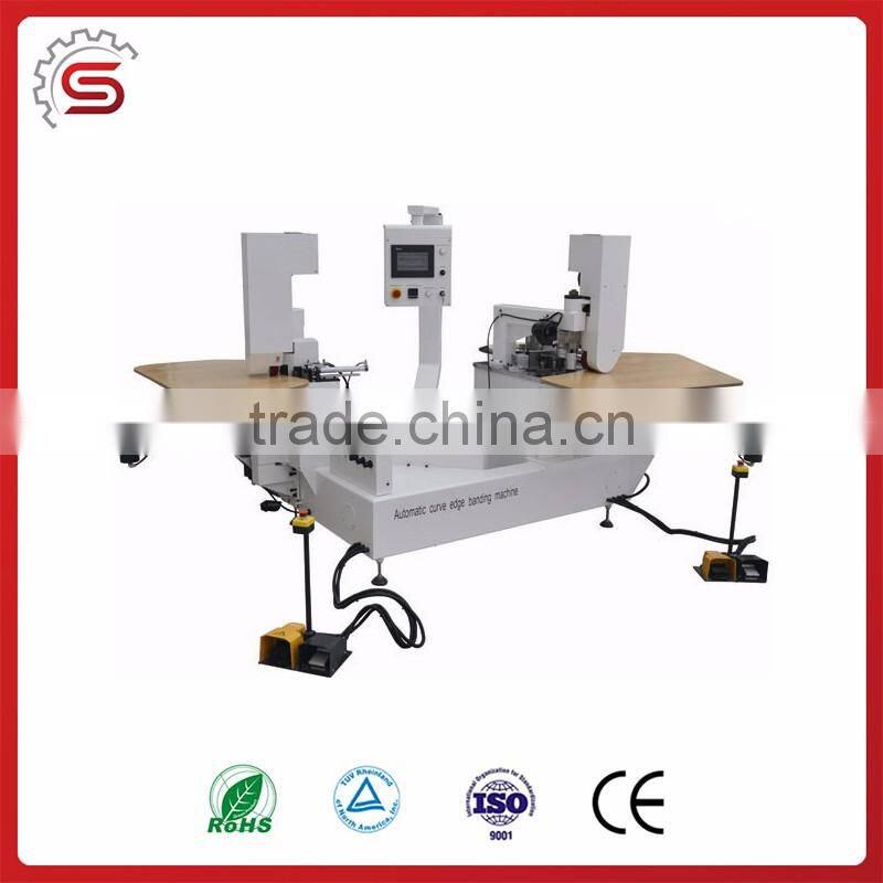 Automatic Round Table Edge Banding Machine MFB4023 Curve Edge Bander for MDF