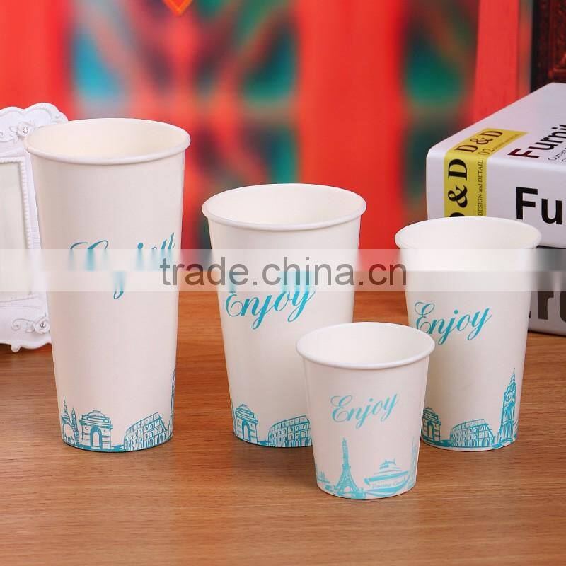 Factory price strict quality monitoring custom no peculiar smell disposable paper cup