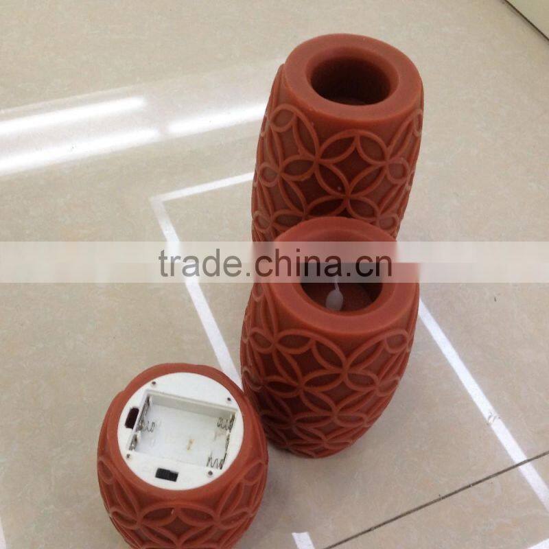 led flameless candles 3pcs flameless flickering battery operated led tea wax candles wax flickerging led candles