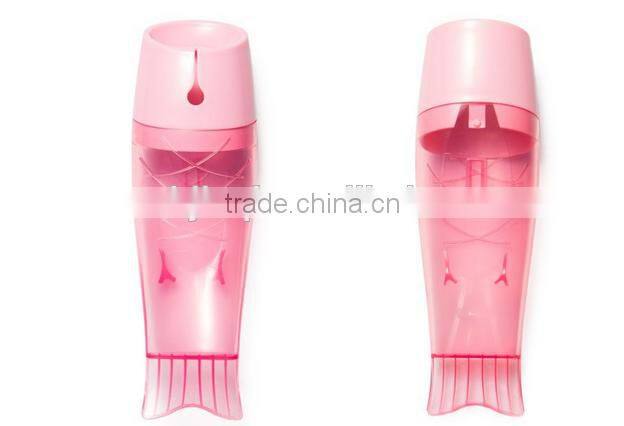 Multicolor transparent wall-hanging plastic vase