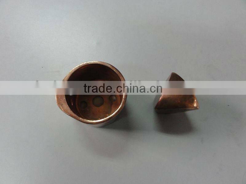 custom zinc alloy casting polishing casting rounds flower pot brass fittings