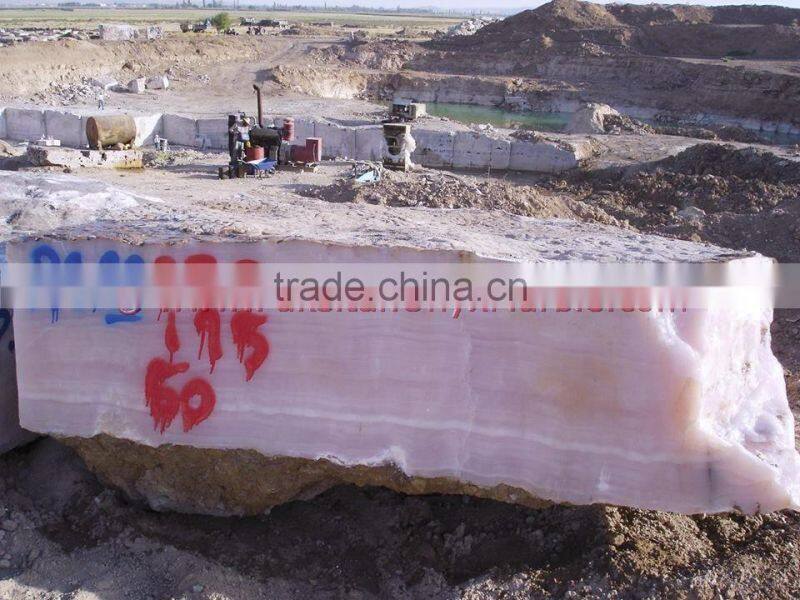 EXPORT QUALITY AFGHAN PINK ONYX BLOCKS