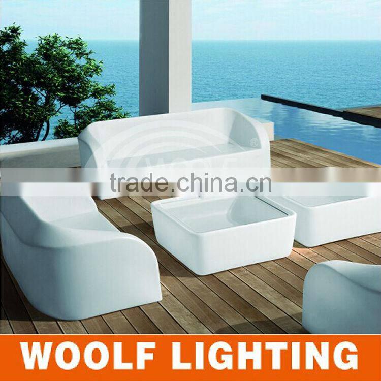 Popular Modern led home garden three seats Sofa Furniture with remote control