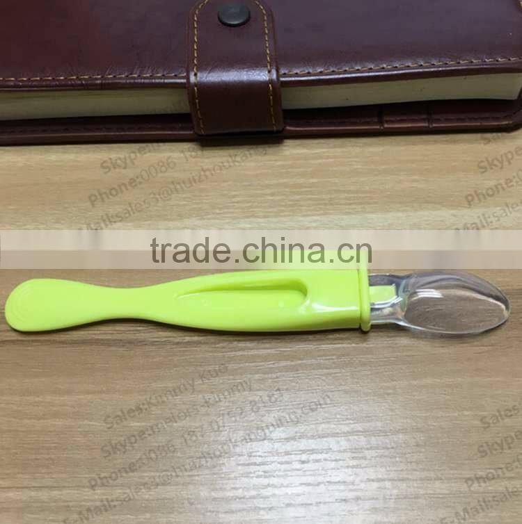 China Wholesale babies feeder FDA Plastic baby spoon Eco-friendly spoon