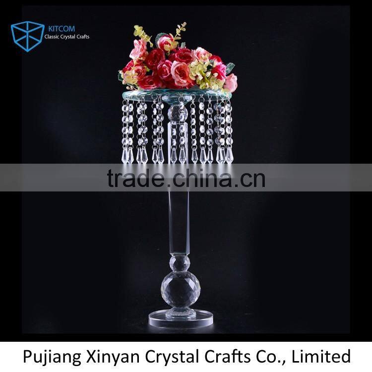 Beautiful beaded crystal cake stand for wedding decoration