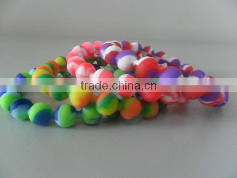 2013 Christmas best decoration shamballa custom printed beads