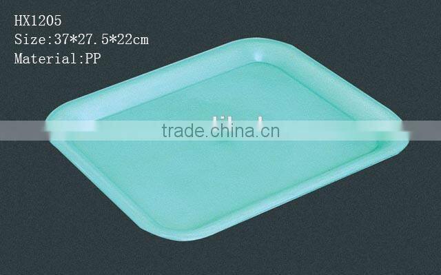 rectangular fast food tray plastic plate food grade