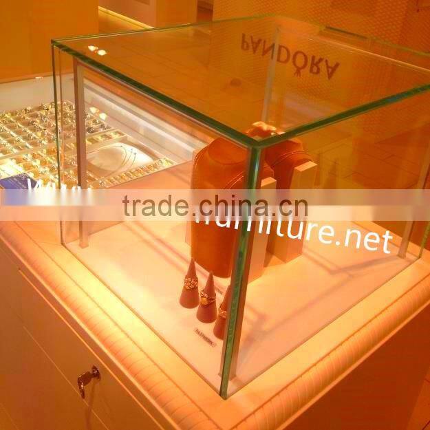 Custom sized corian made watch showcase