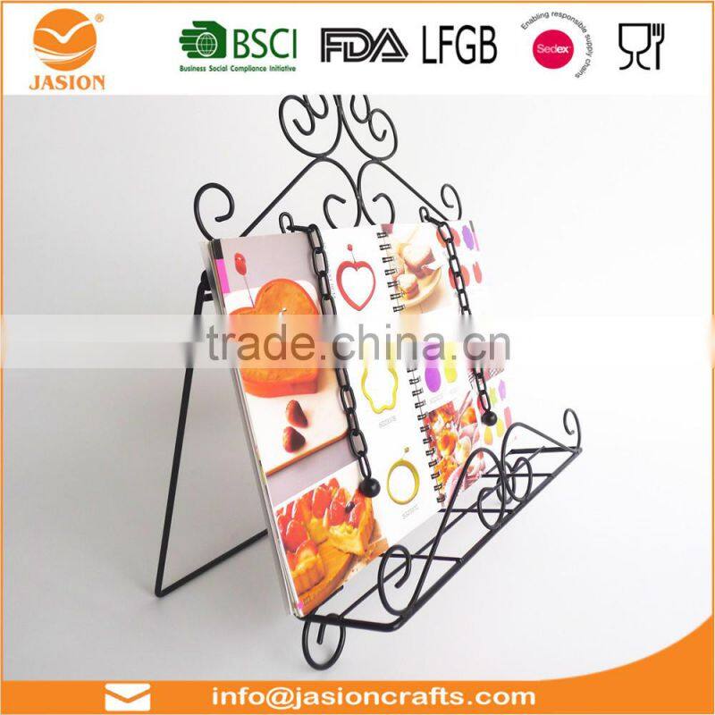 WI2903 Wire Metal Cookbook Holder Stand