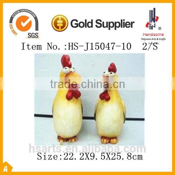 10" attractive ceramic crow decorative figurines for ornaments 2/S