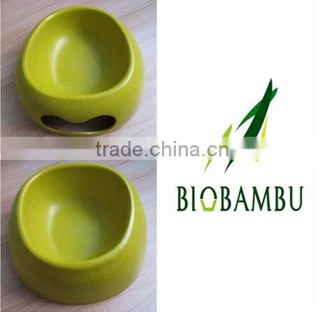 Practical Ecological best selling bamboo fiber pet bowl series
