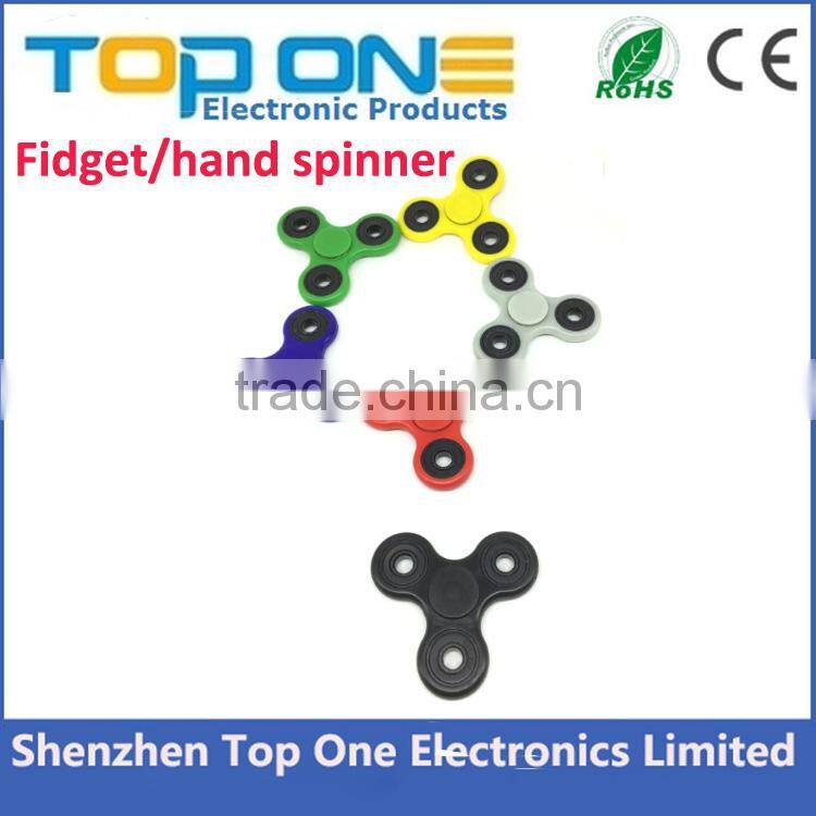 EDC Fidget Toy 608 bearing Tri angle 3 Bar Finger Hand Fidget Spinner Adult Causual Decompressive Toys Hand Spinner