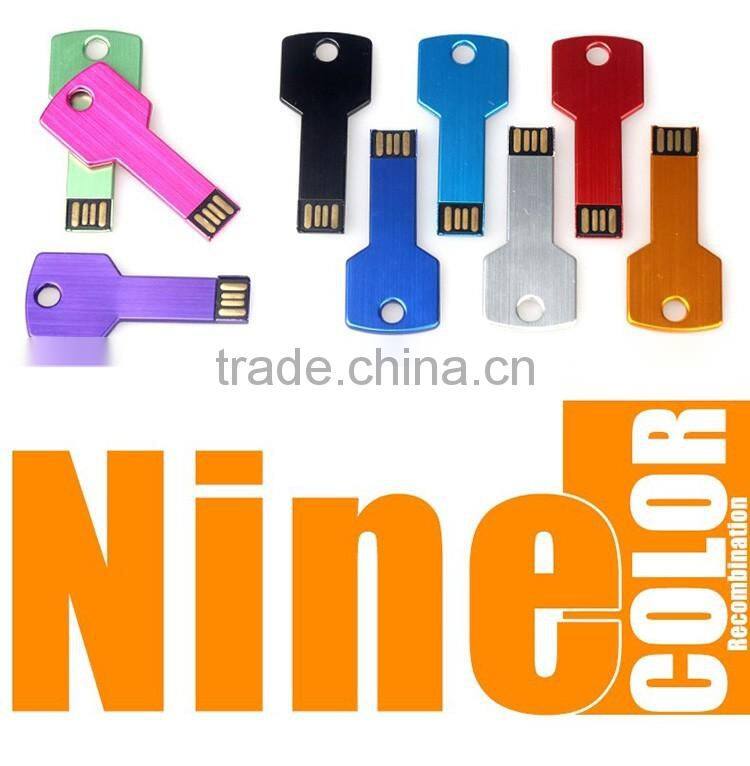 Free sample OEM custom logo U disk, Key USB flash stick, 8gb USB flash drive