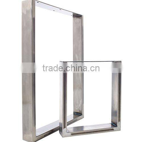 Hot item square shape 28 inch iron wood furniture table feet