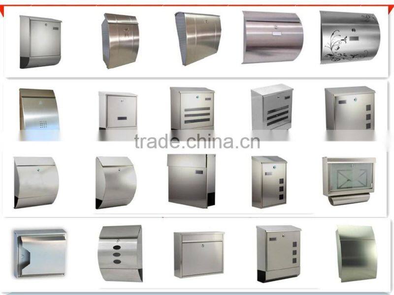 CT-9002 Wall mounted Stainless steel mail box