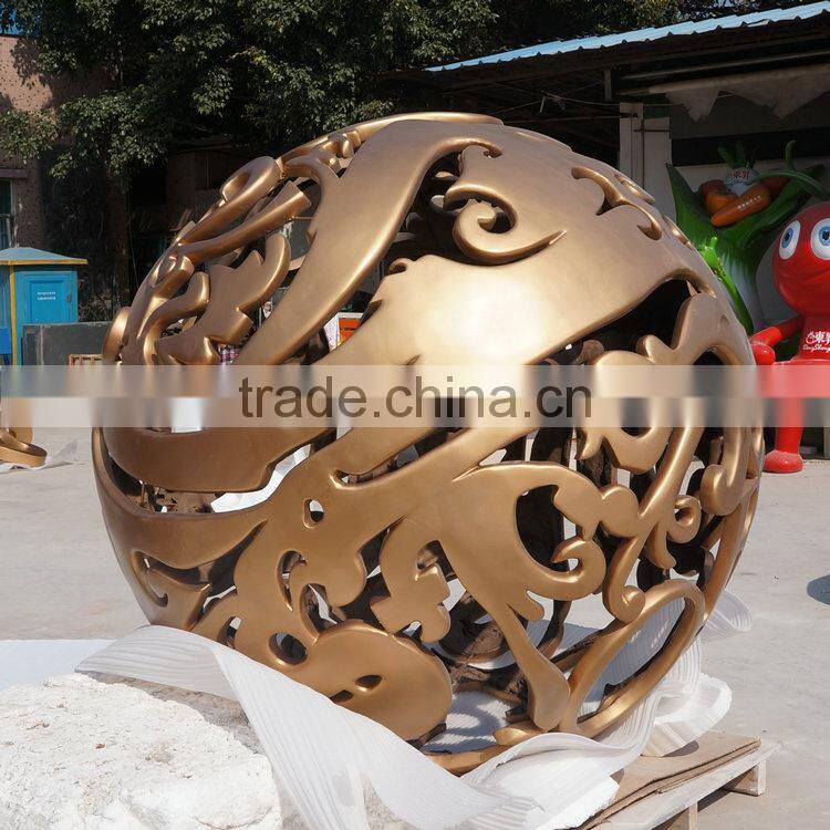 Fiberglass giant ball sculpture