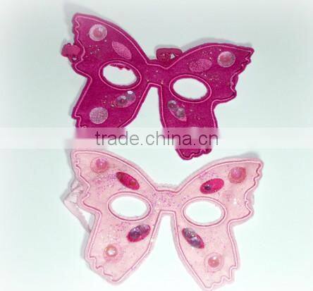 2017 China hot sale hight quality products eco friendly felt material handmade wholesale party decoration butterfly mask