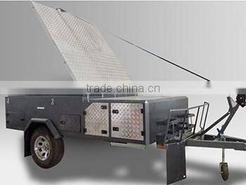 Adventure Off Road Rear Folding Campers Powder Material Trailers