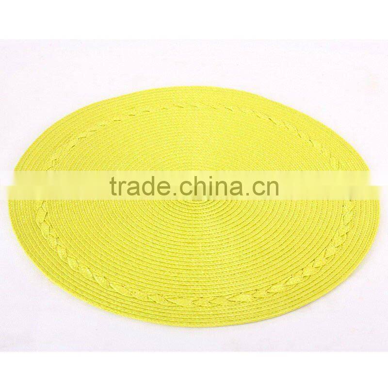colorful placemats/round pp placemats/tablemats