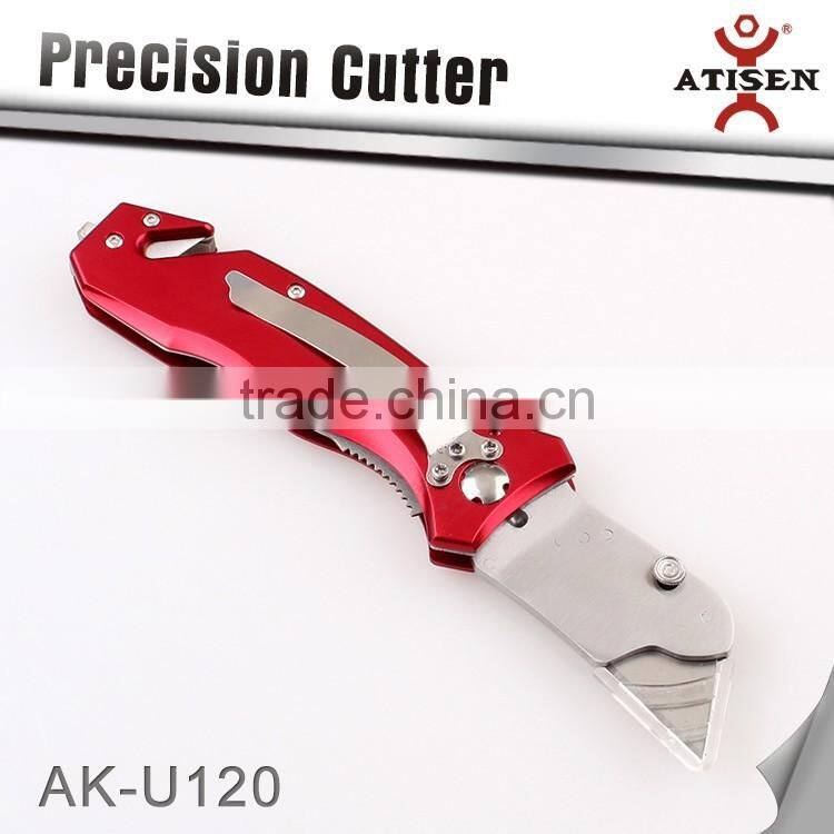NEW Retractable Folding Utility Knife Box Cutter Blade Safety Side Lock