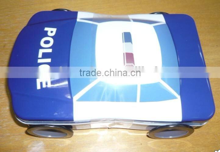STOCK IN BIG DISCOUNT car shaped tin box
