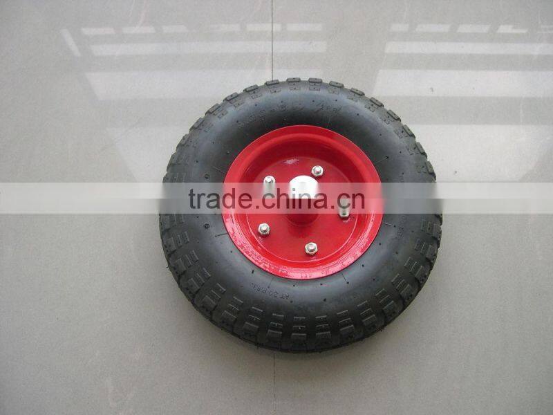 13x4 pneumatic wheel 4.00-6 for America market