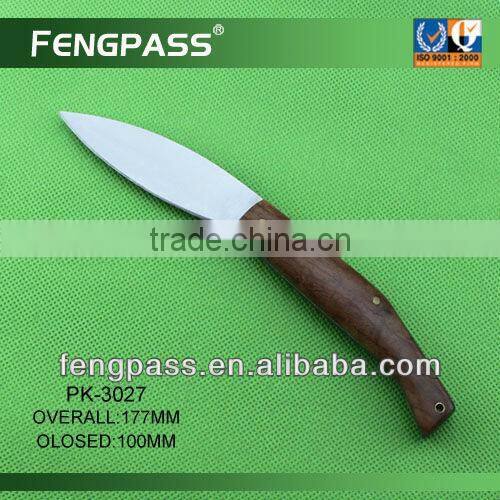 stainless steel hunting knife (71-1-124)