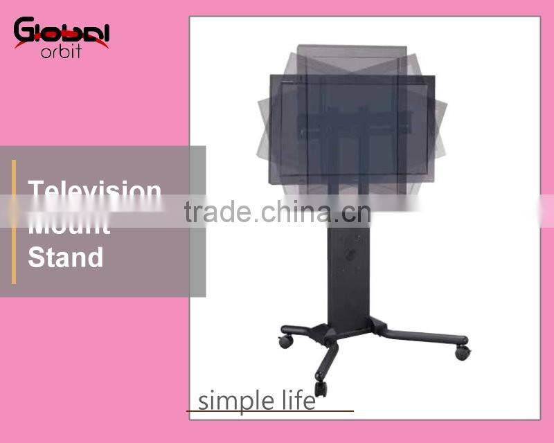 Detachable TV mounting bracket with casters, removable TV wall mount