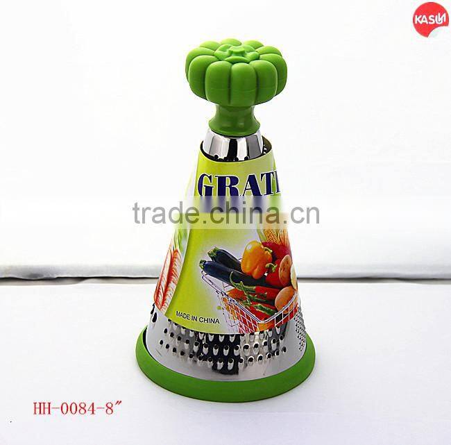10 inch circular corn grater with pumpkin handle HH0086