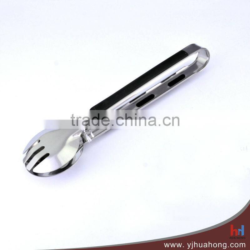Stainless Steel Food Serving Tongs,Salad Tongs With Skidproof Handle