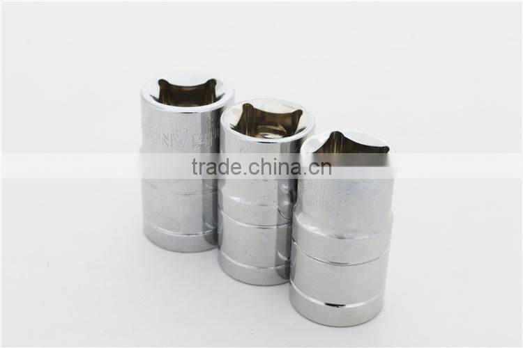 1/2" Dr. Metric Mirror Surface Cr-V 6Point Socket