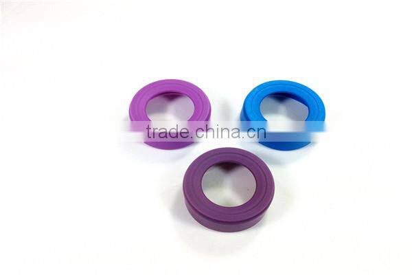 Food Grade Silicone colorful Rounded Cup seals/ Washers / Rubber Seals for Glass Bottle