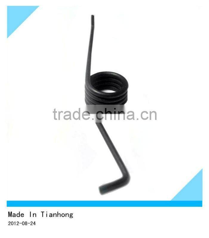 Precision customized torsion spring finished with gold plating