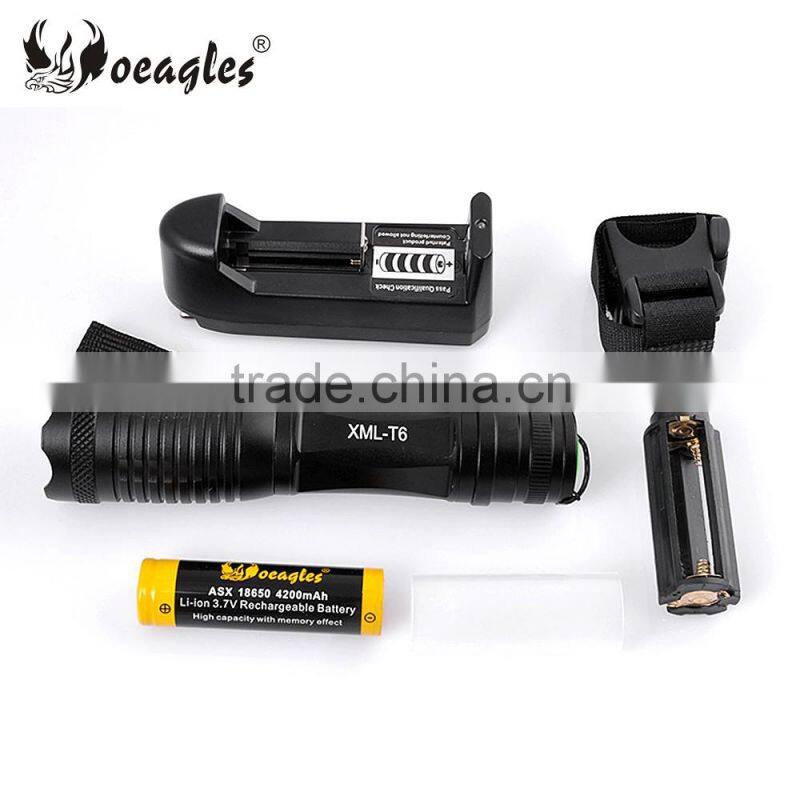 Oringal Brand New Oeagles XML-T6 3 Modes Power Style LED Bicycle Light Flashlight Torch