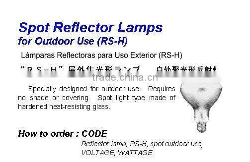 Spot Reflector Lamps RS-H ( outdoor use)