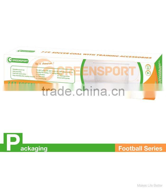 SOCCER GOAL WITH TRAINING ACCESSORIES