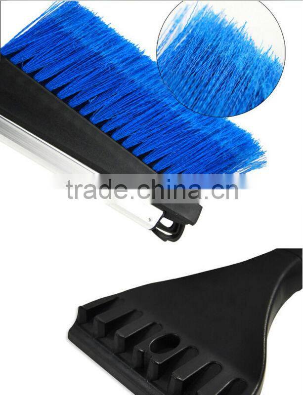 heavy-duty snow brush with ice scraper for car