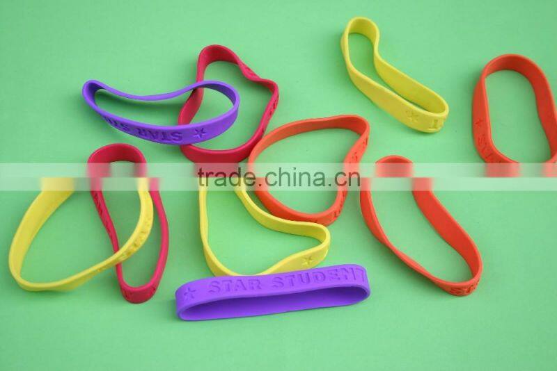 Customized Printed Slap Silicon Bracelet